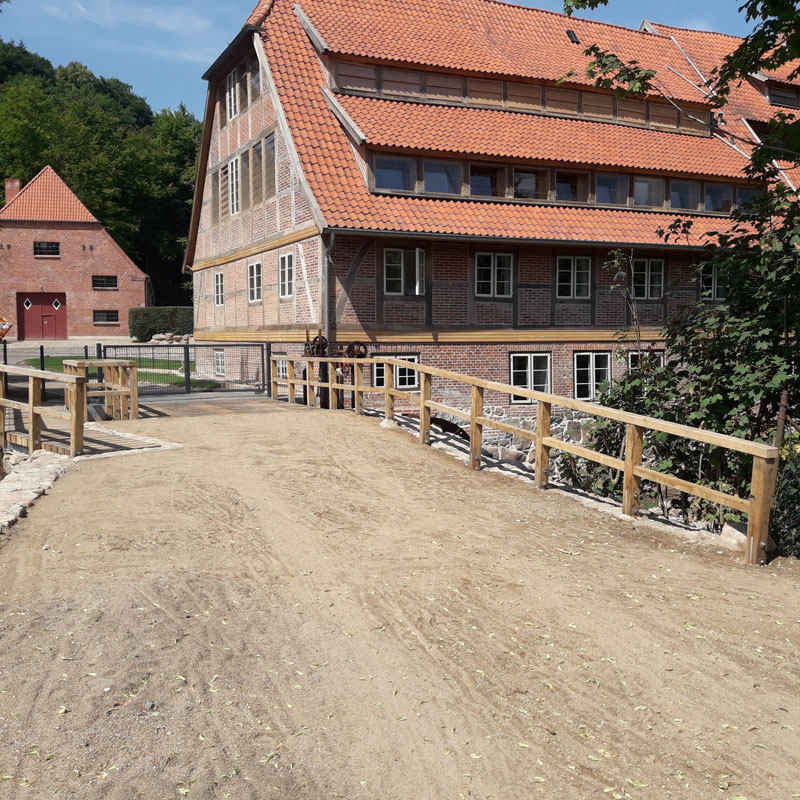 Sonderbau Neubau Brücke Hof Farchau